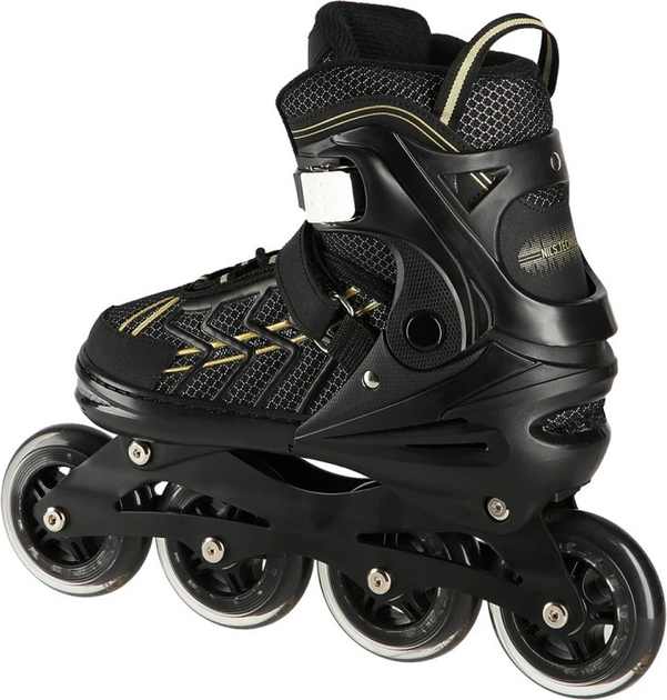 Ролики Nils Extreme NA1128 Чорно-Золотисті роз. XL (43-45) (5907695540215) - зображення 3