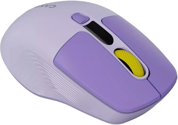 Миша Canyon MW-26 LCD Silent Wireless/Bluetooth Violet (CNS-CMSW26V) - зображення 6