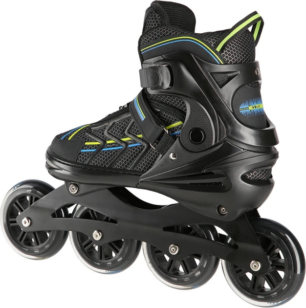 Ролики Nils Extreme NA1128 Чорно-Лаймові роз. XL (43-45) (5907695595024) - зображення 3