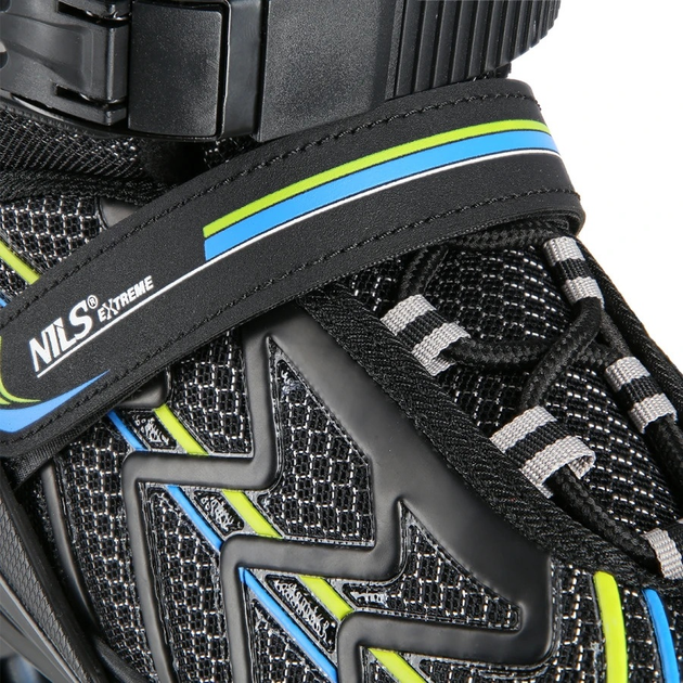 Łyżworolki Nils Extreme NA1128 Czarno-Limonkowe roz. M (35-38) (5907695595000) - obraz 10