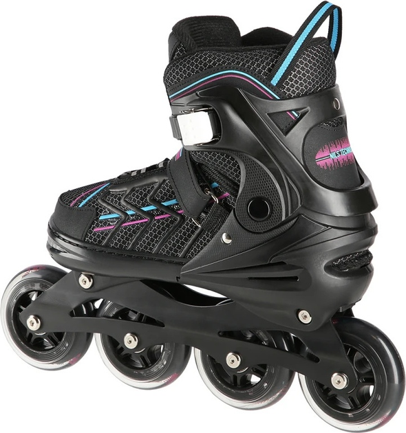 Ролики Nils Extreme NA1128 Чорно-Фіолетові роз. M (35-38) (5907695595031) - зображення 3