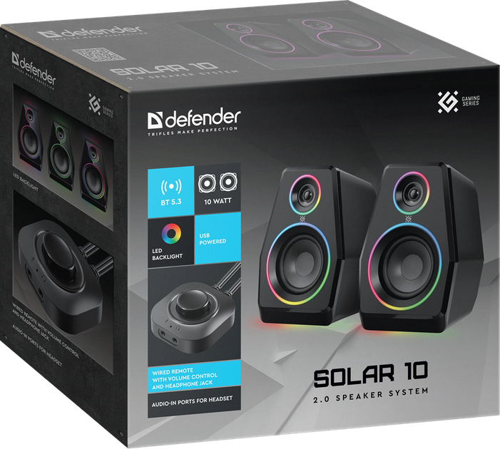 Акустика Defender Solar 10 10Вт (65940) (7087419) - Фото 13 Акустика Defender Solar 10 10Вт (65940) (7087419) - изображение 13