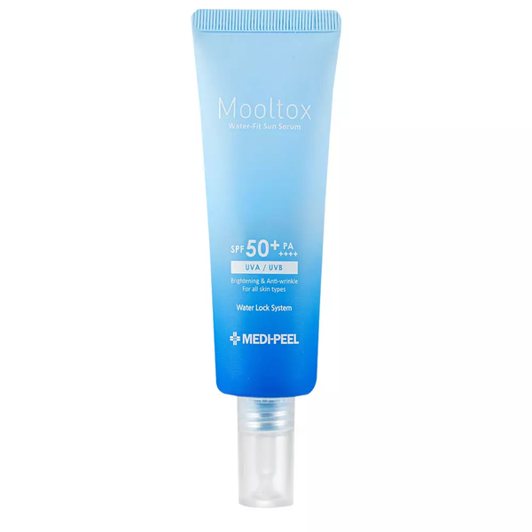Солнцезащитная сыворотка Medi Peel Aqua Mooltox Water-Fit Sun Serum SPF 50+ PA++++ ультраувлажняющая 50 мл - изображение 3