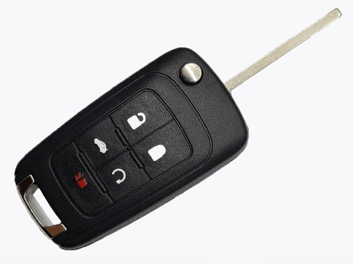 Корпус выкидного ключа Chevrolet Cruse 4+1 кнопки HU-100 с логотипом - Фото 3 Корпус выкидного ключа Chevrolet Cruse 4+1 кнопки HU-100 с логотипом - изображение 3