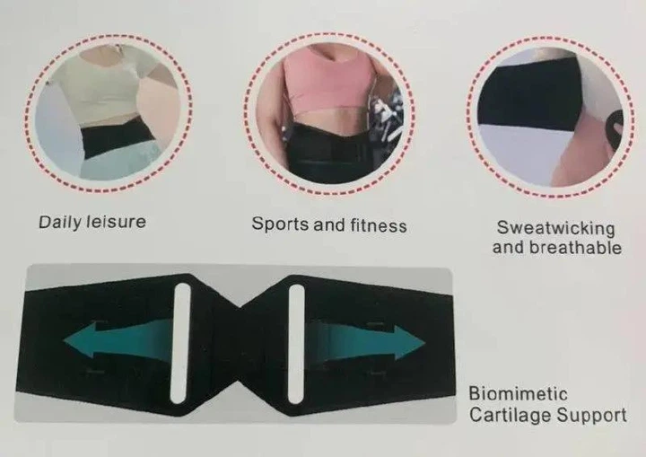 Пояс для поясницы при физических нагрузках Waistband AND942 черный - Фото 3 Пояс для поясницы при физических нагрузках Waistband AND942 черный - изображение 3