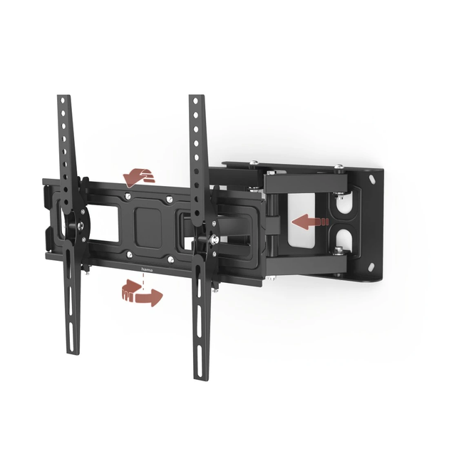 Uchwyt ścienny Hama Wall Bracket, Swivel, Tilt, Pull-out, 165 cm (65") up to 40 kg (4047443509499) - obraz 3