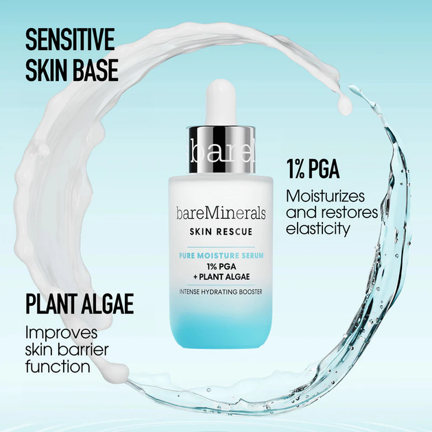 Serum nawilżające do twarzy bareMinerals Skin Rescue Pure Moisture 30 ml (194248101763) - obraz 3