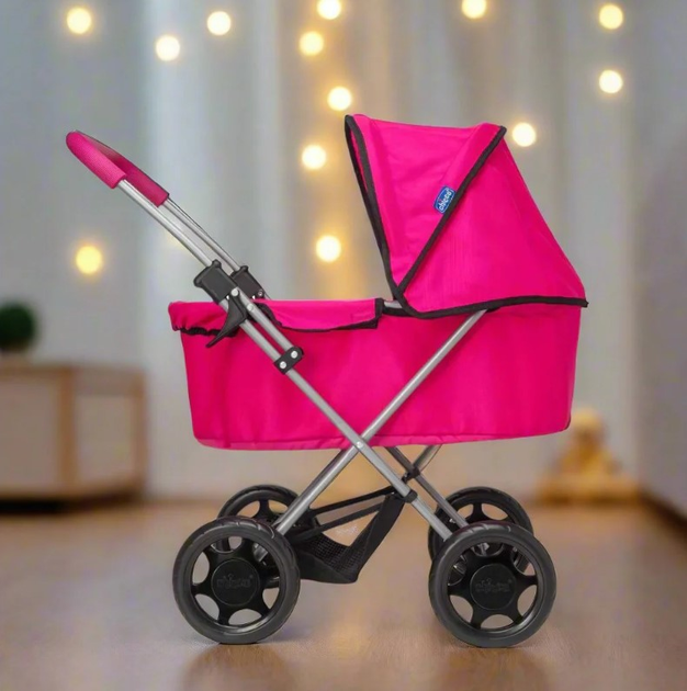 Wózek głęboki dla lalki Chicco Amore Dolls Pram Różowy (5050842405919) - obraz 11