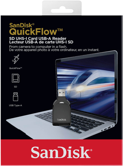 Czytnik kart SanDisk QuickFlow SD UHS-I USB-A (619659214838) - obraz 6