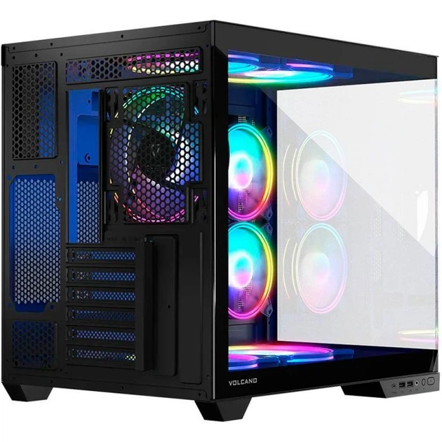 Корпус Modecom VOLCANO PANORAMA APEX ARGB 5F MIDI GREY (AT-PANORAMA-5F-ARGB-10-00) 301610 - зображення 12