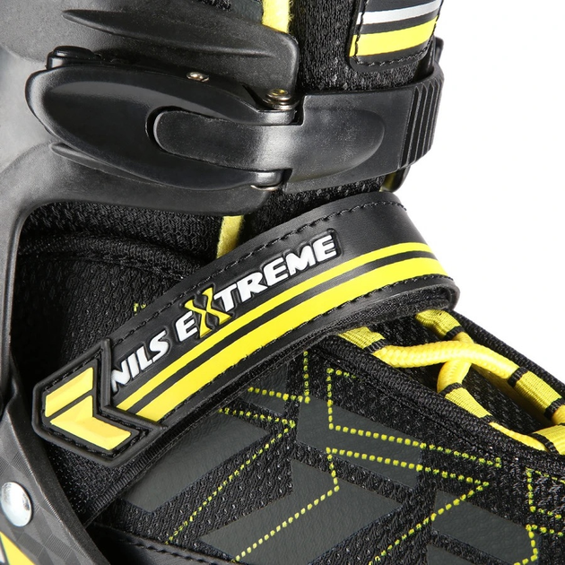 Łyżworolki Nils Extreme NA11002 Czarno-Żółte roz. S (31-34) (5907695543322) - obraz 8