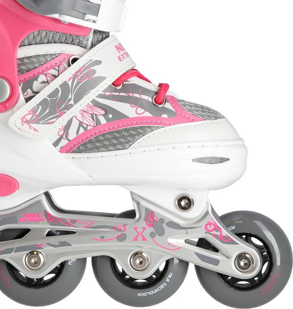 Łyżworolki Nils Extreme NA10602 Różowe roz. S (31-34) (5907695595482) - obraz 6