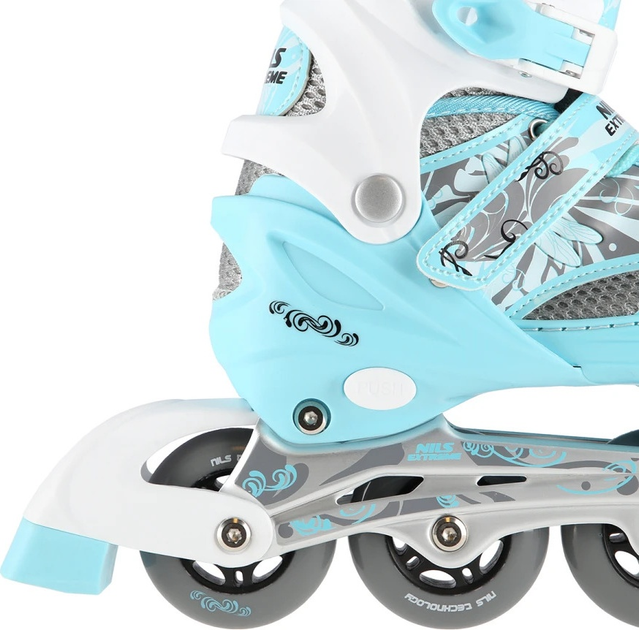 Łyżworolki Nils Extreme NA10602 Niebieski roz. M (35-38) (5907695595529) - obraz 5