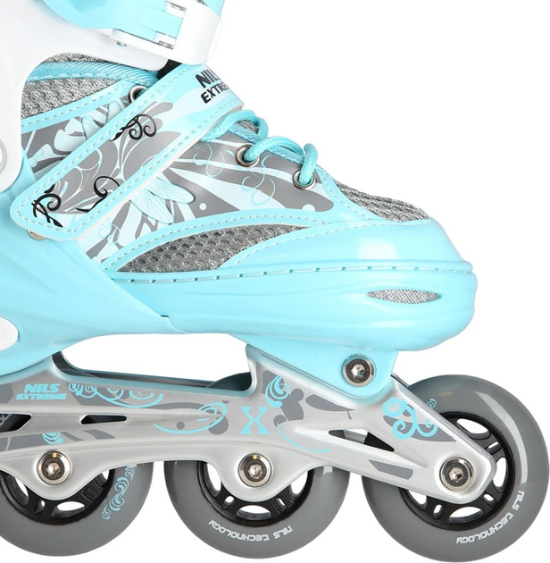 Łyżworolki Nils Extreme NA10602 Niebieski roz. M (35-38) (5907695595529) - obraz 6