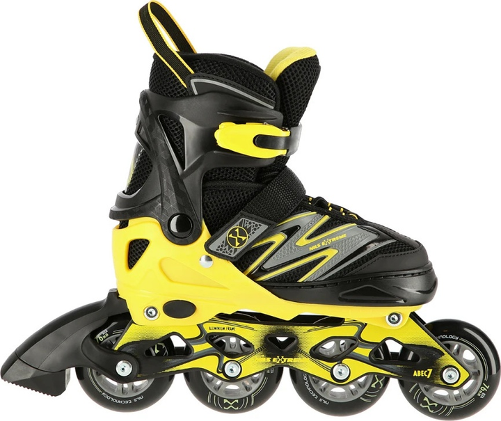 Łyżworolki Nils Extreme NA11010 Czarno-Żółte roz. S (31-34) (5907695599558) - obraz 3