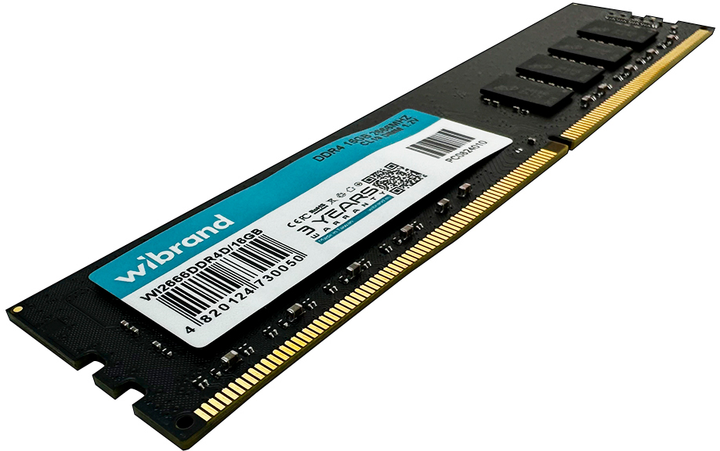 Оперативна памʼять Wibrand DDR4-2666 16384MB PC4-21300 (WI2666DDR4D/16GB) - зображення 2
