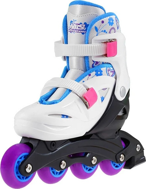 Łyżworolki Nils Extreme NJ/NA0321 Białe roz. S (26-30) (5907695515589) - obraz 3