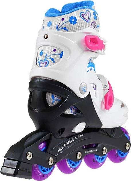 Ролики Nils Extreme NJ/NA0321 Білі роз. M (31-35) (5907695515596) - зображення 5