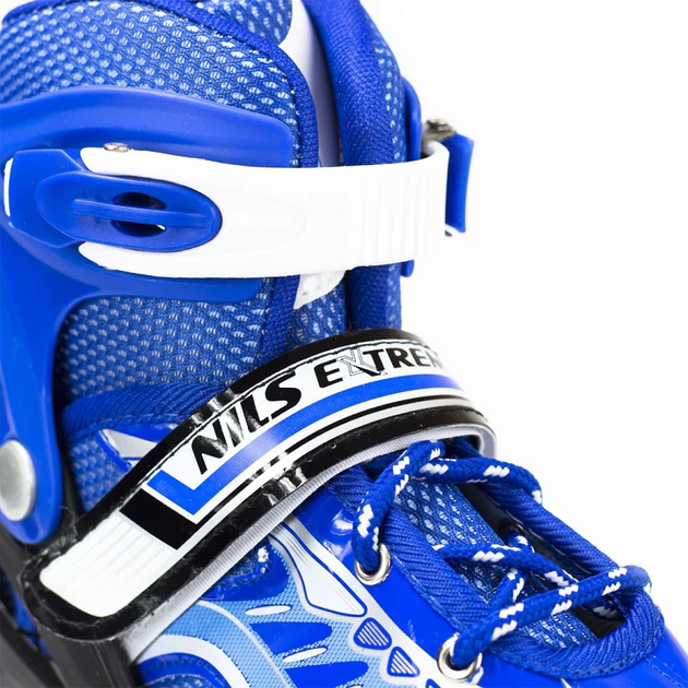 Łyżworolki Nils Extreme NJ1828 Niebieskie roz. M (35-38) (5907695525663) - obraz 12