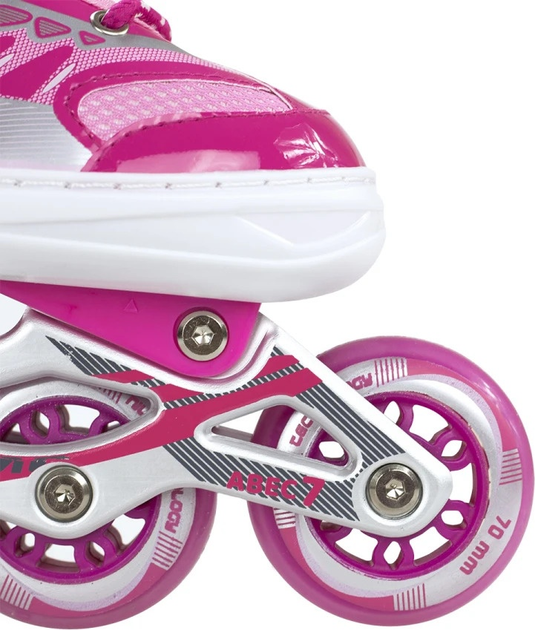 Ролики Nils Extreme NJ1828 Рожеві роз. M (35-38) (5907695525694) - зображення 9