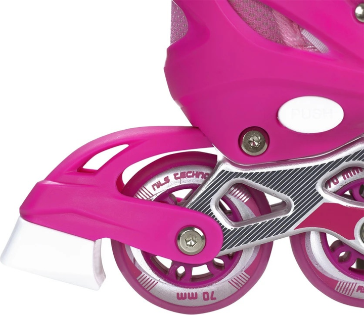 Ролики Nils Extreme NJ1828 Рожеві роз. M (35-38) (5907695525694) - зображення 10