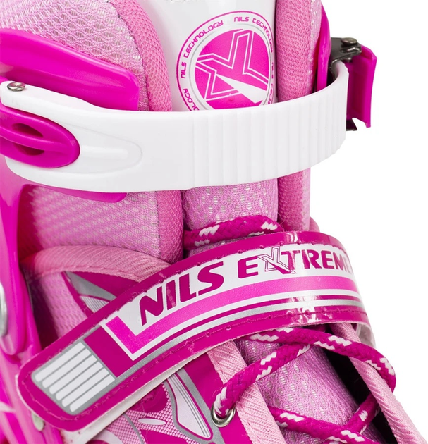 Ролики Nils Extreme NJ1828 Рожеві роз. M (35-38) (5907695525694) - зображення 11