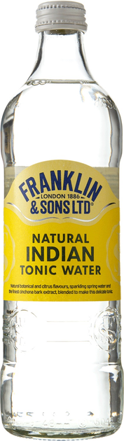 Напій безалкогольний сильногазований Franklin & Sons Indian Tonic 0.5 л (5032678005969_N) - зображення 1