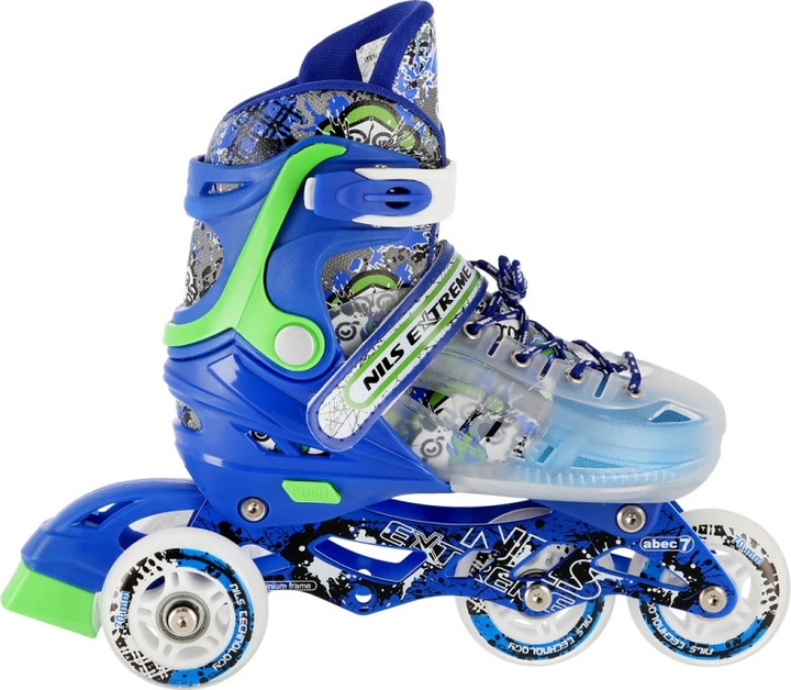Łyżworolki Nils Extreme 4 w 1 NH18122 Niebieskie roz. M (34-38) (5907695535273) - obraz 8