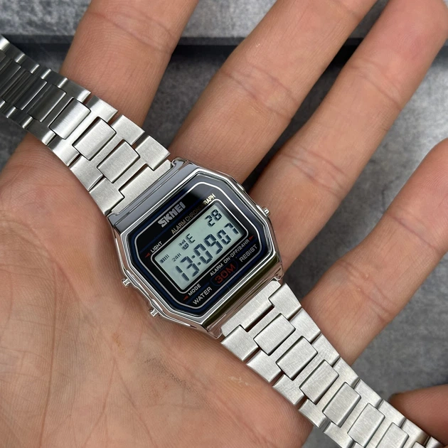 Наручні годинники Skmei 1123SI Silver - зображення 9