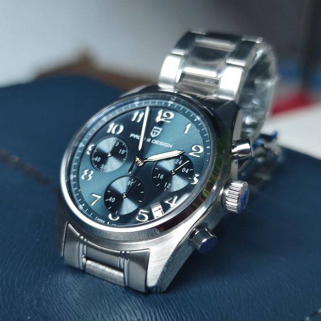 Наручний годинник PD-1773 Silver-Blue Pagani Design 000319582 - зображення 4