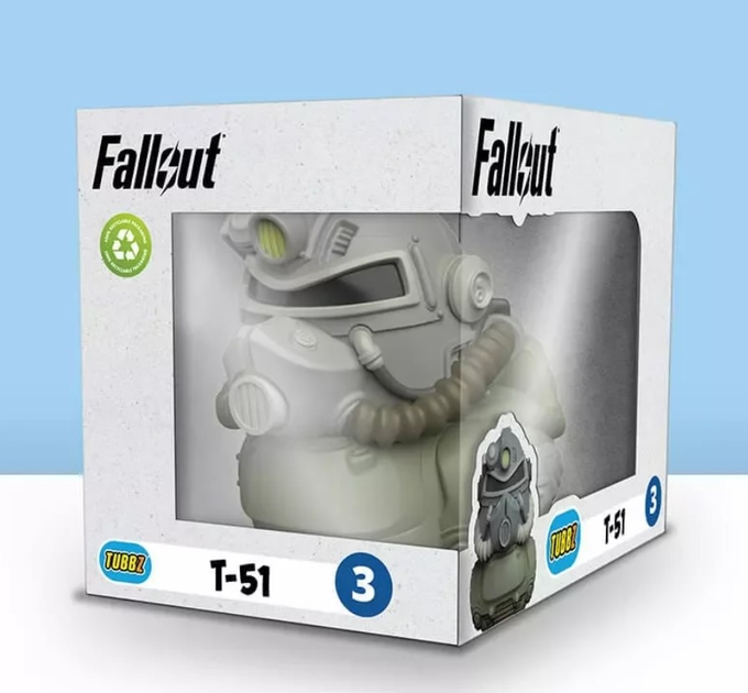 Kolekcjonerska figurka kaczuszka Numskull Tubbz Boxed Edition Fallout: T-51 3 (5056280456803) - obraz 6