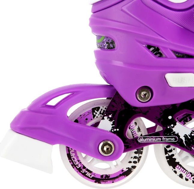 Łyżworolki Nils Extreme 4 w 1 NH18122 Fioletowe roz. L (39-43) (5907695535310) - obraz 5