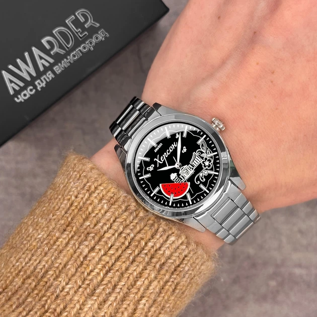 Жіночий годинник Awarder 035 Херсон I Silver-Black - изображение 2