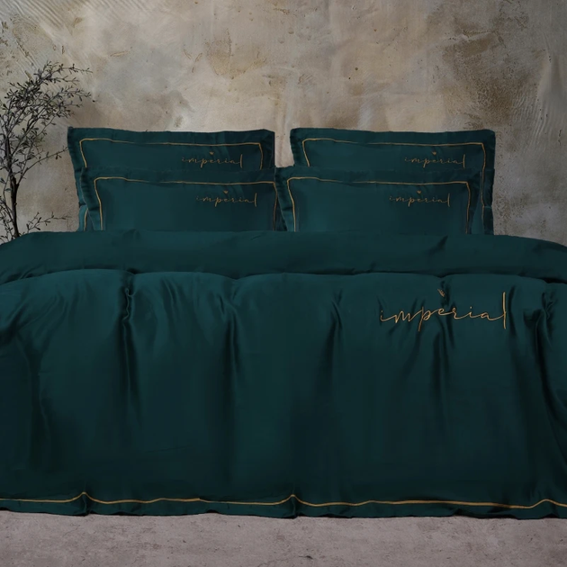 Комплект постільної білизни MirSon King Size 220х240 см №07 Emerald Imperial Tencel від Rozetka на платформі USKIDKA Акція на Комплект постільної білизни MirSon King Size 220х240 см №07 Emerald Imperial Tencel від Rozetka