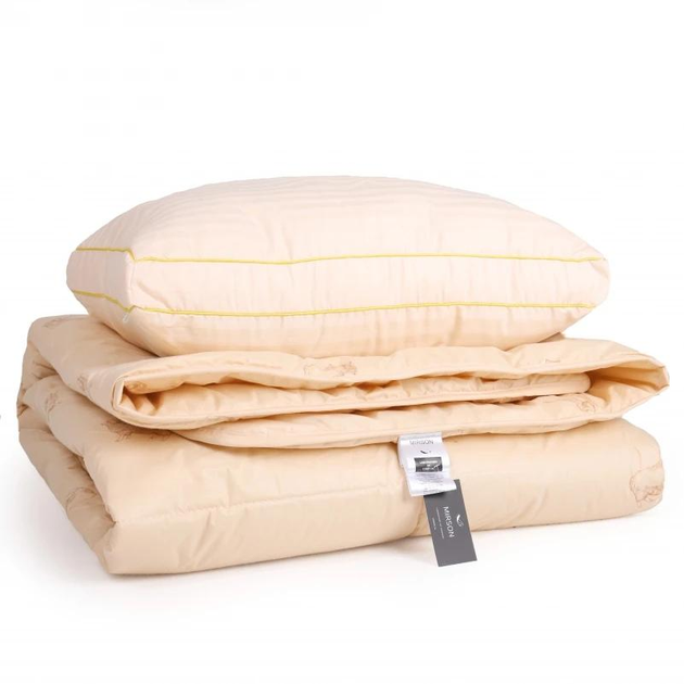 Набір MirSon №9564 Gold camel Ковдра літня Полуторна 140х205 Wool + Подушка 50х70 від Rozetka на платформі USKIDKA Акція на Набір MirSon №9564 Gold camel Ковдра літня Полуторна 140х205 Wool + Подушка 50х70 від Rozetka