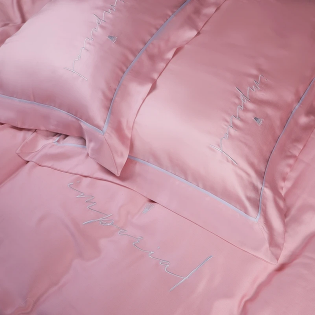 Простирадло на гумці MirSon Imperial Tencel №02 Pink 160x200 см від Rozetka на платформі USKIDKA Акція на Простирадло на гумці MirSon Imperial Tencel №02 Pink 160x200 см від Rozetka