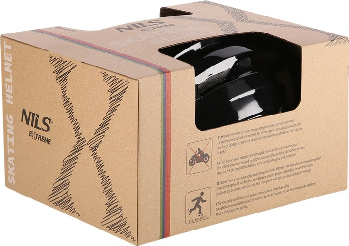 Kask Nils Extreme MTV62J M 52 - 56 cm Czarny (5907695534115) - obraz 9
