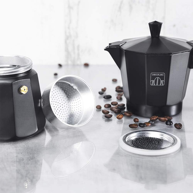 Kawiarka Cecotec Mokclassic 600 czarna 6 filiżanek 300 ml (8435484016674) - obraz 4