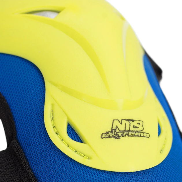 Набір захисту Nils Extreme H716 розмір S Темно-синій і салатовий (5907695515657) - зображення 6
