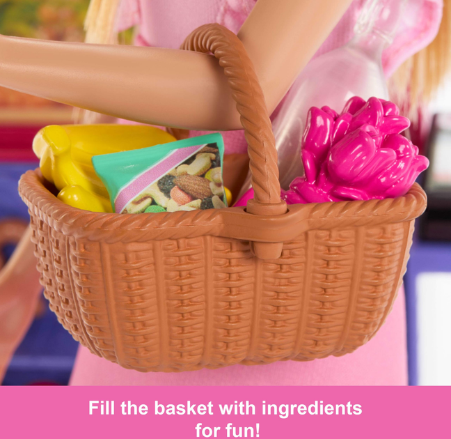 Лялька Mattel Barbie And Teresa Recipe For Friendship Malibu At The Market 29 см + аксесуари JCT05 (194735275496) - зображення 4