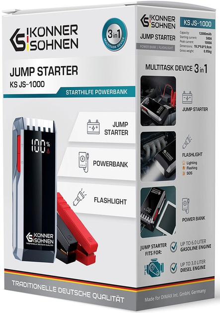 Urządzenie rozruchowe Konner&Sohnen KS JS-1000 - obraz 6