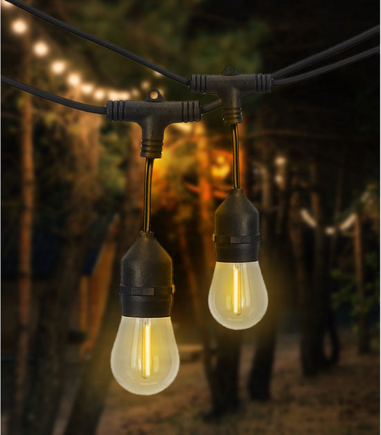 Декоративна садова гірлянда з Wi-Fi керуванням 15 м 15 LED GardenLine SOL1267 колір теплий-білий - Фото 6 Декоративна садова гірлянда з Wi-Fi керуванням 15 м 15 LED GardenLine SOL1267 колір теплий-білий - зображення 6