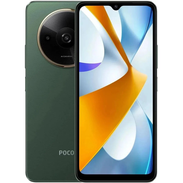 Poco C61 3/64GB + Poco C71 3/64Gb 2台セット Смартфон Xiaomi Poco C61 3/64GB Green Europe – фото, відгуки