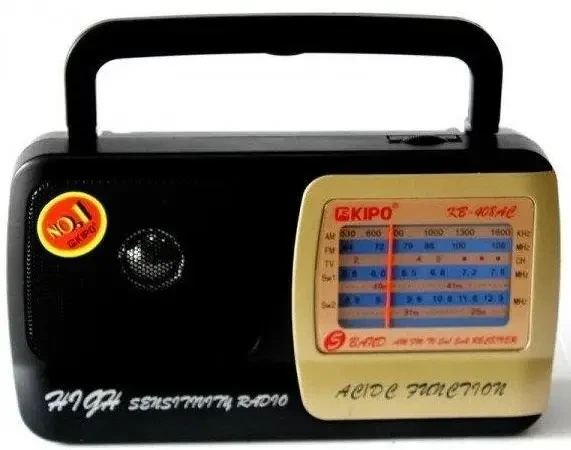 Портативный радиоприемник Kipo KB-408AC FM от сети и на бетерейках Черный 1688 - Фото 10 Портативный радиоприемник Kipo KB-408AC FM от сети и на бетерейках Черный 1688 - изображение 10