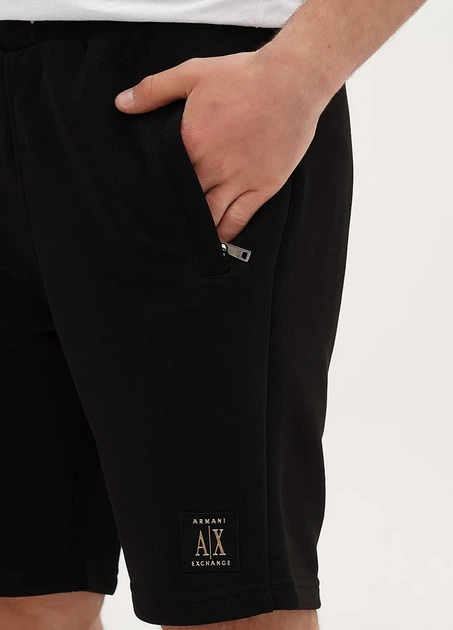 Шорты мужские Armani Exchange Icon Logo AX-5009Black L - Фото 4 Шорты мужские Armani Exchange Icon Logo AX-5009Black L - изображение 4