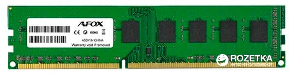 Pamięć AFOX DDR3-1600 8192MB PC3-12800 (AFLD38BK1P) - Zdjęcie 1 Pamięć AFOX DDR3-1600 8192MB PC3-12800 (AFLD38BK1P) - obraz 1