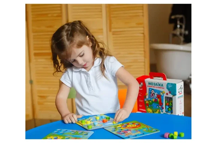 Мозаика Vladi Toys с деревянными деталями Зоопарк - изображение 2