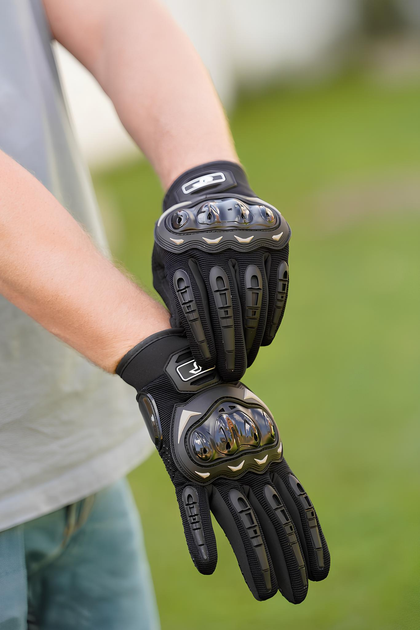 Rękawiczki rowerowe SkateFlash HAFG83610 czarne - obraz 3