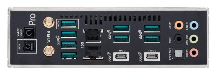 Материнська плата ASUS Pro WS WRX80E-SAGE SE WIFI (Pro WS WRX80E-SAGE SE WIFI) (Socket WRX8, AMD WRX80, E-ATX) - изображение 4