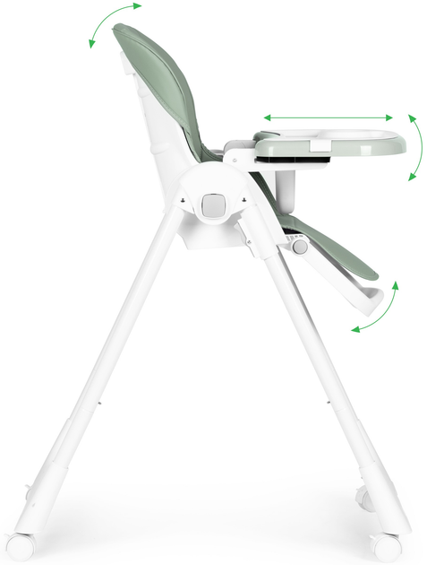 Krzesełko do karmienia EcoToys zielony (HA-013 GREEN) - obraz 4